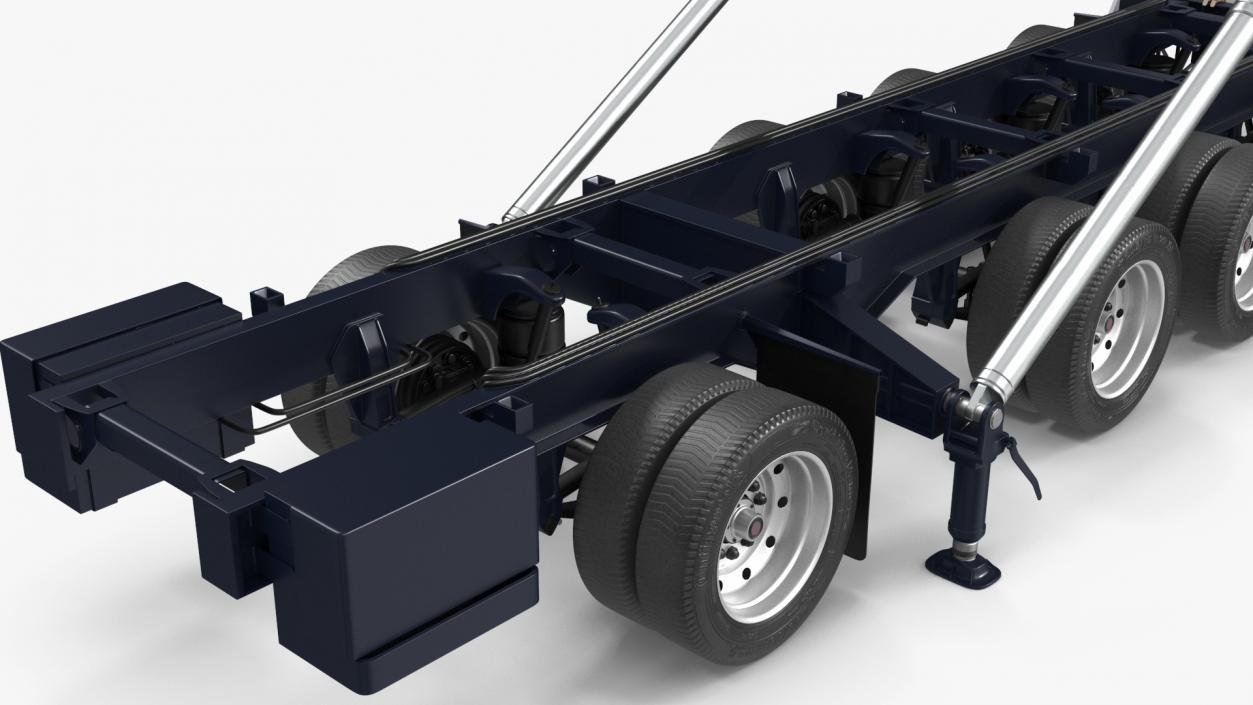 3D Minuteman Trailer in Raised State model