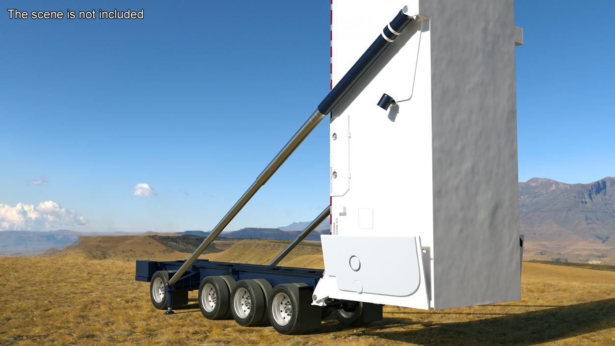 3D Minuteman Trailer in Raised State model