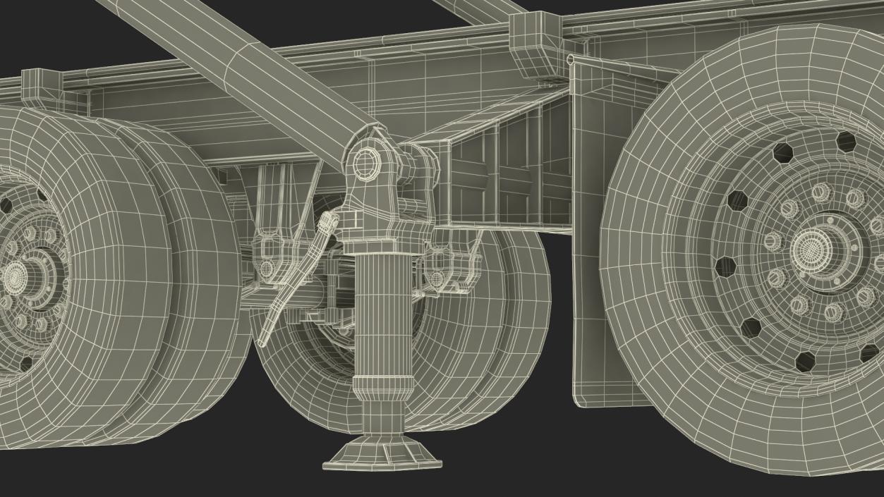 3D Minuteman Trailer in Raised State model