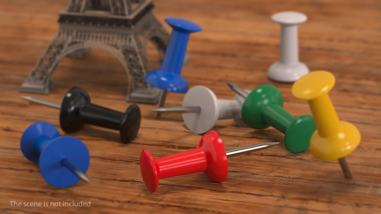 3D model Push Pin