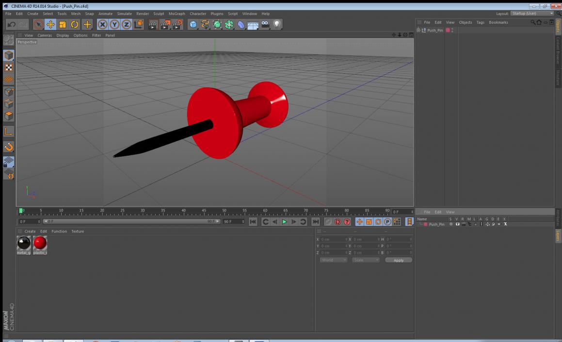 3D model Push Pin