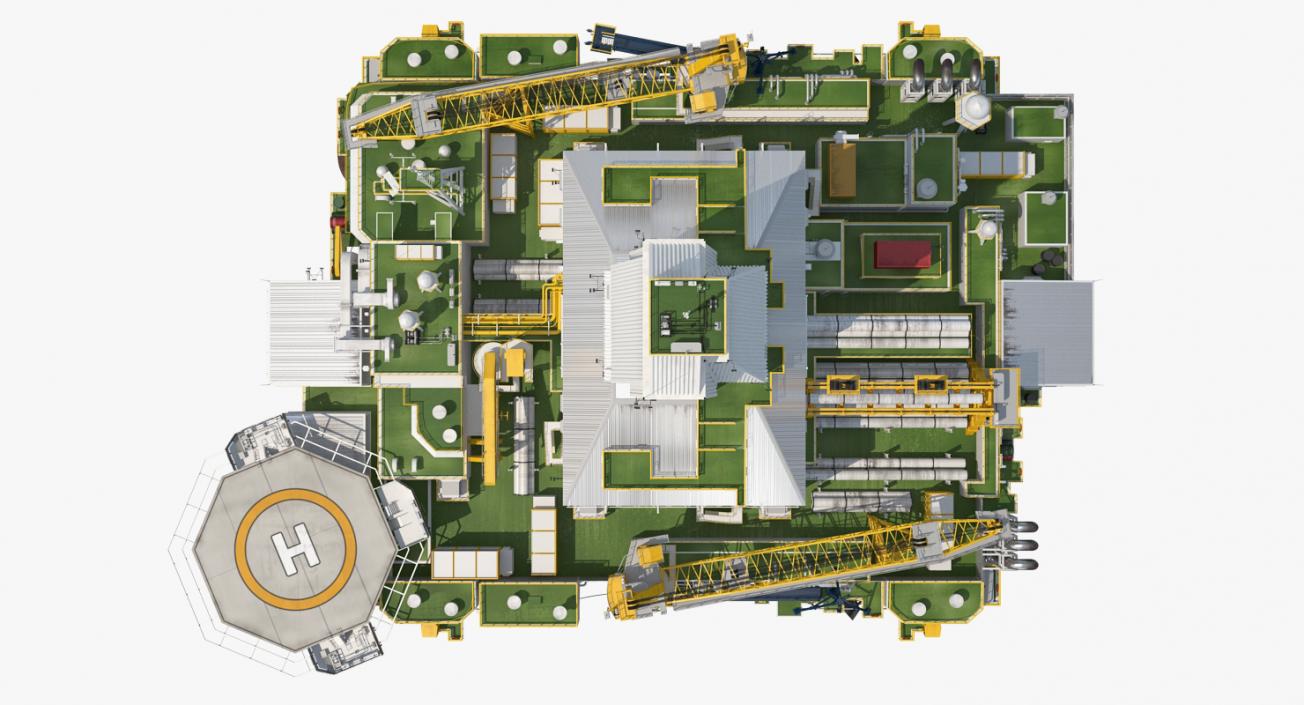 3D Industrial Site Collection 3 model