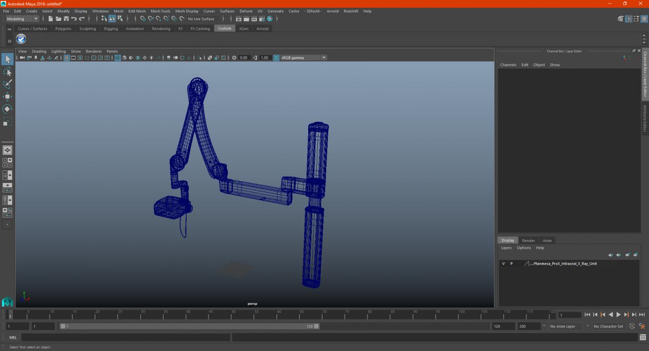 Planmeca ProX Intraoral X Ray Unit 3D model