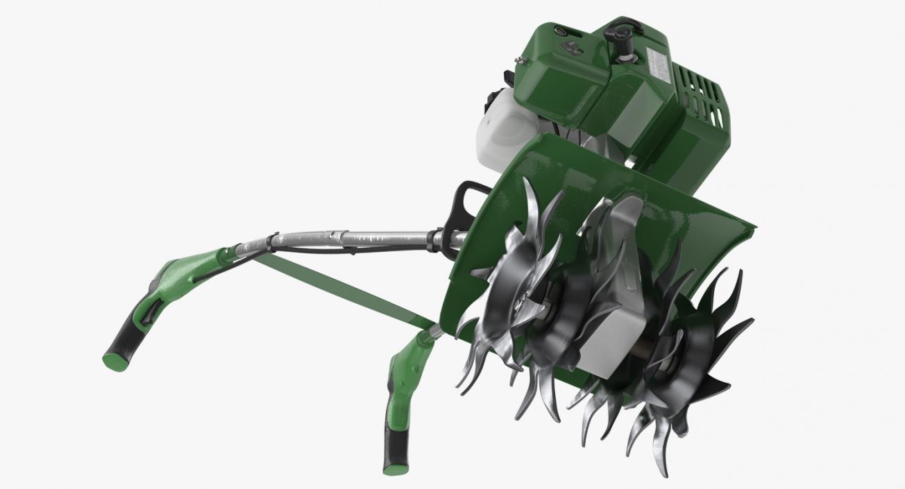 Garden Mini Petrol Tiller Cultivator Generic 3D model