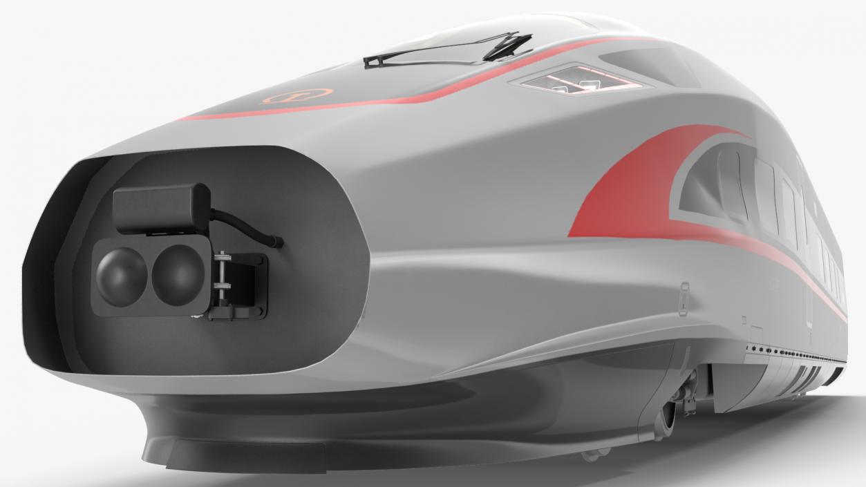 CR400 Fuxing Train Locomotive Tail 3D model