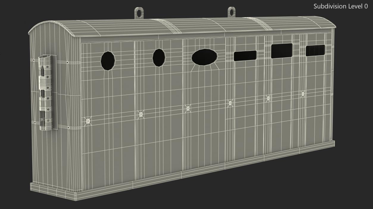 3D model Public Space Recycling Station