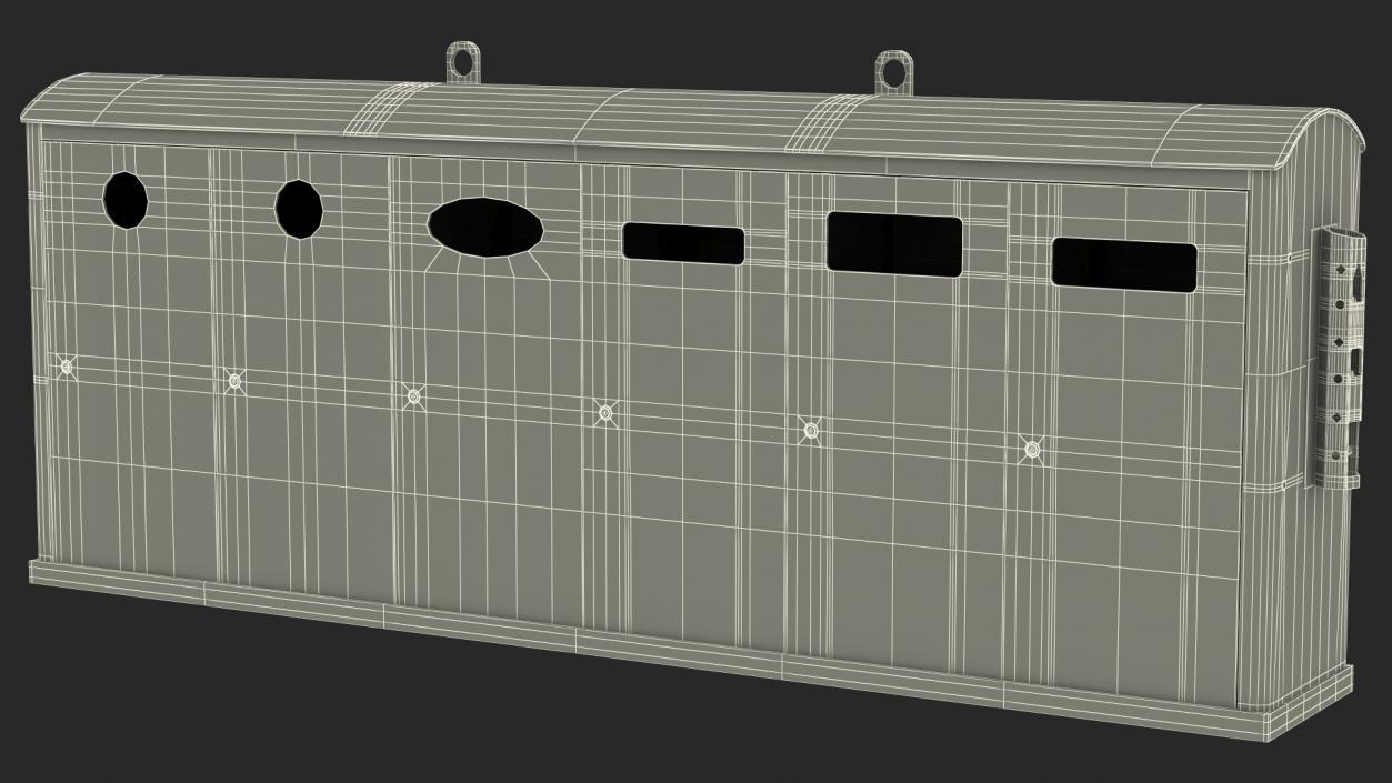 3D model Public Space Recycling Station