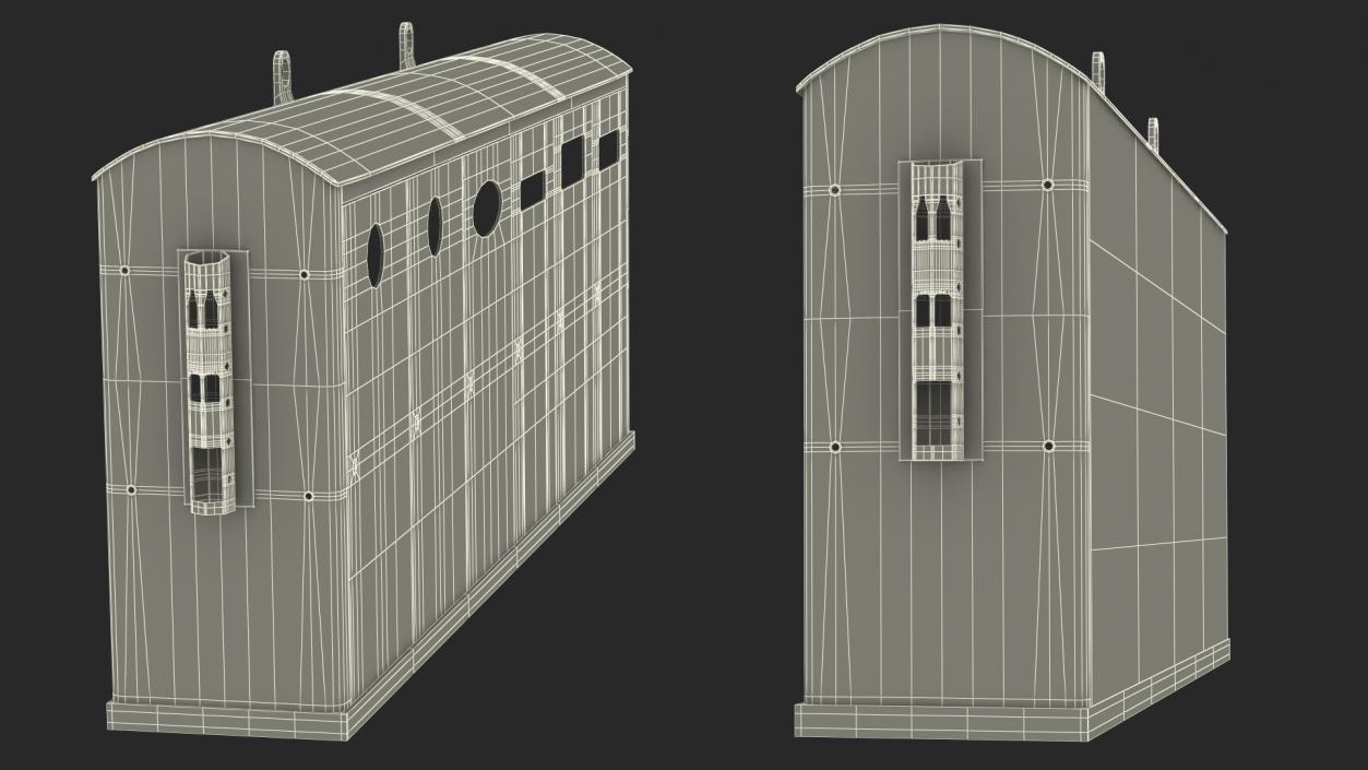 3D model Public Space Recycling Station