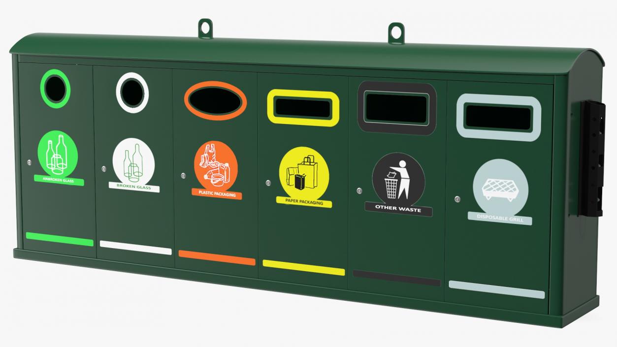 3D model Public Space Recycling Station