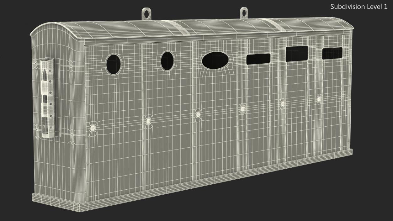 3D model Public Space Recycling Station