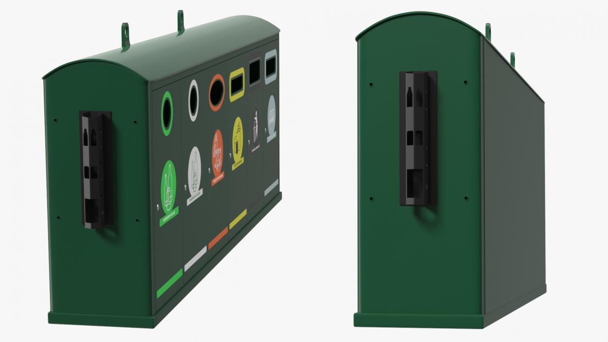 3D model Public Space Recycling Station