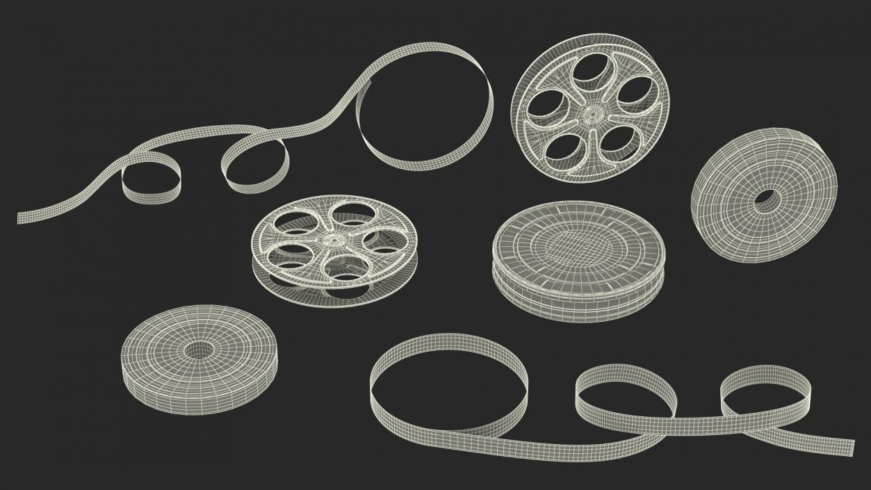 3D Film Reels and Box model