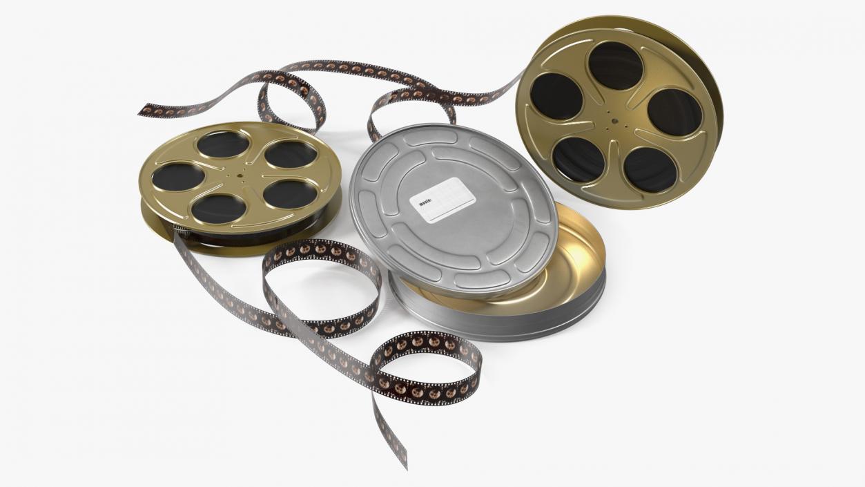 3D Film Reels and Box model