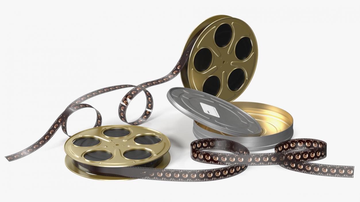 3D Film Reels and Box model