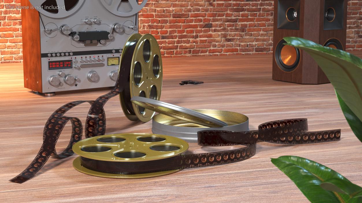 3D Film Reels and Box model