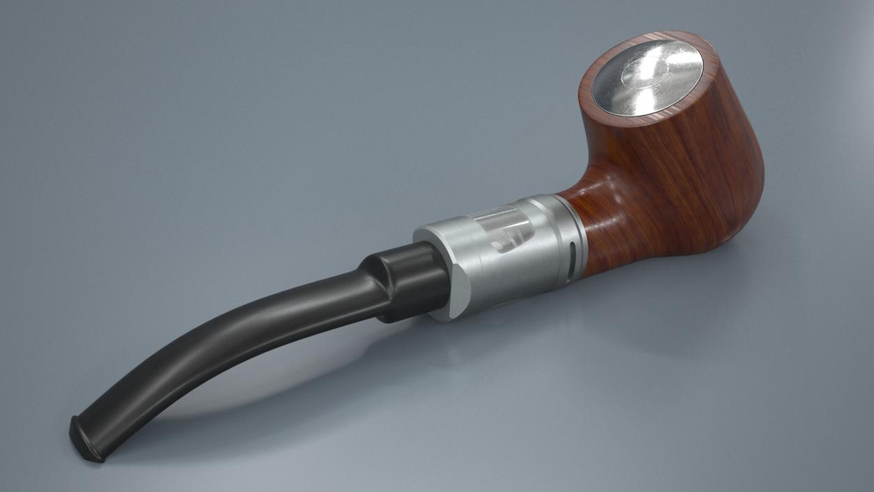 3D Electronic Classic Smoking Pipe 2 model