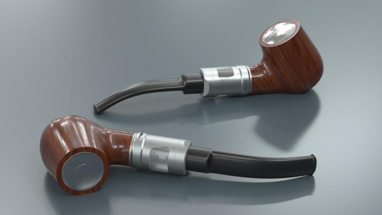 3D Electronic Classic Smoking Pipe 2 model