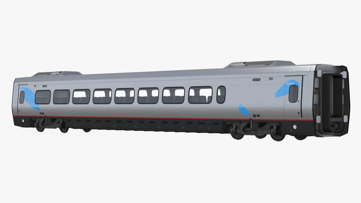 Acela Express Business Class Coach 3D model