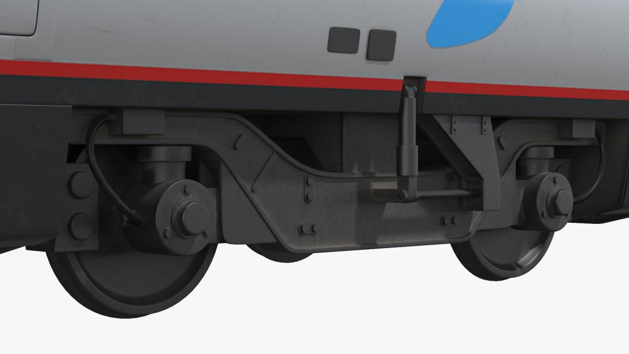 Acela Express Business Class Coach 3D model