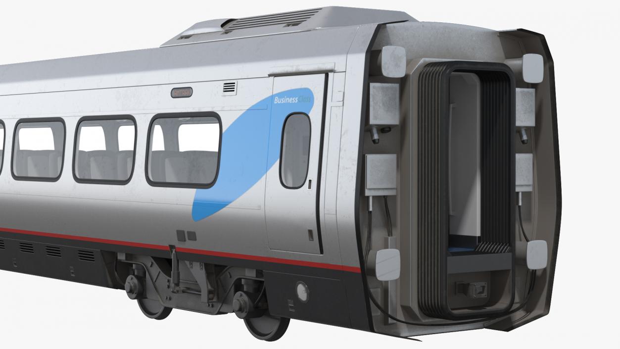 Acela Express Business Class Coach 3D model