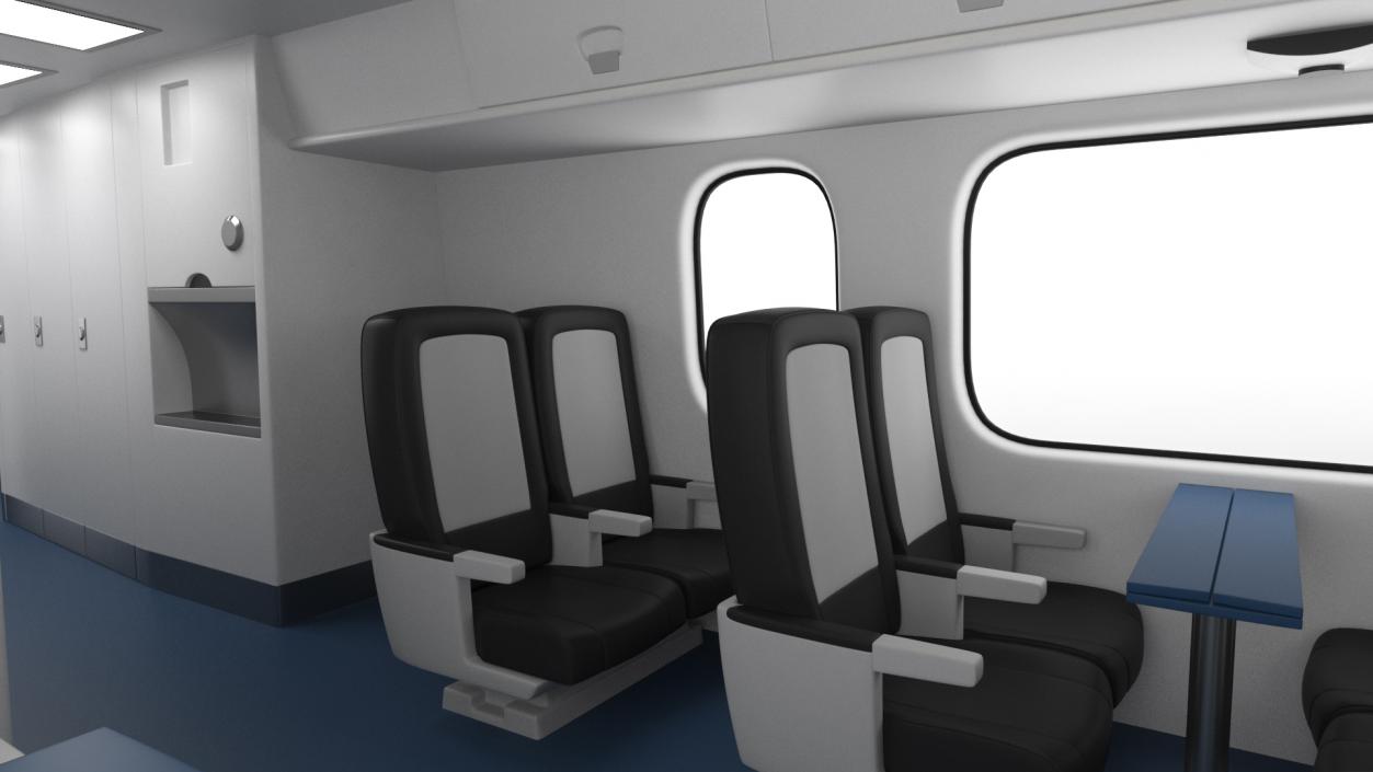 Acela Express Business Class Coach 3D model