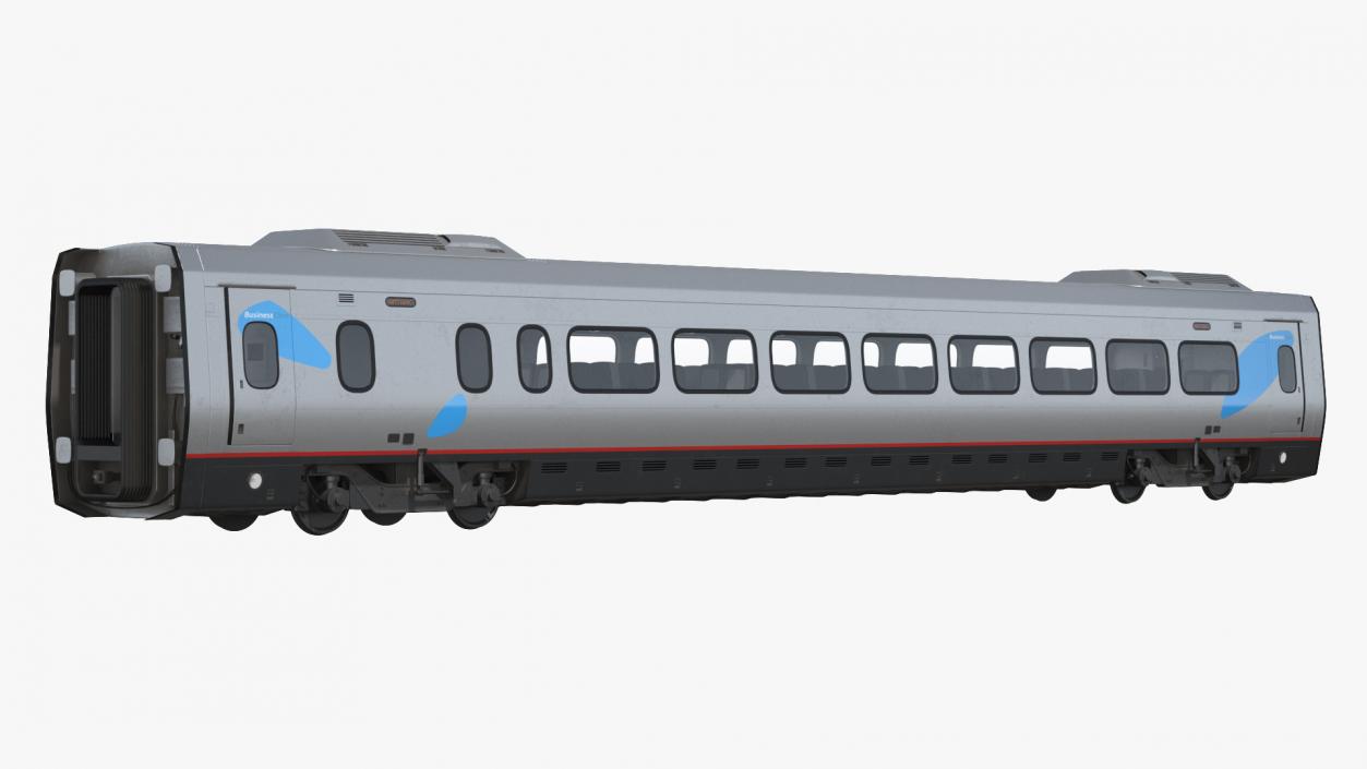 Acela Express Business Class Coach 3D model