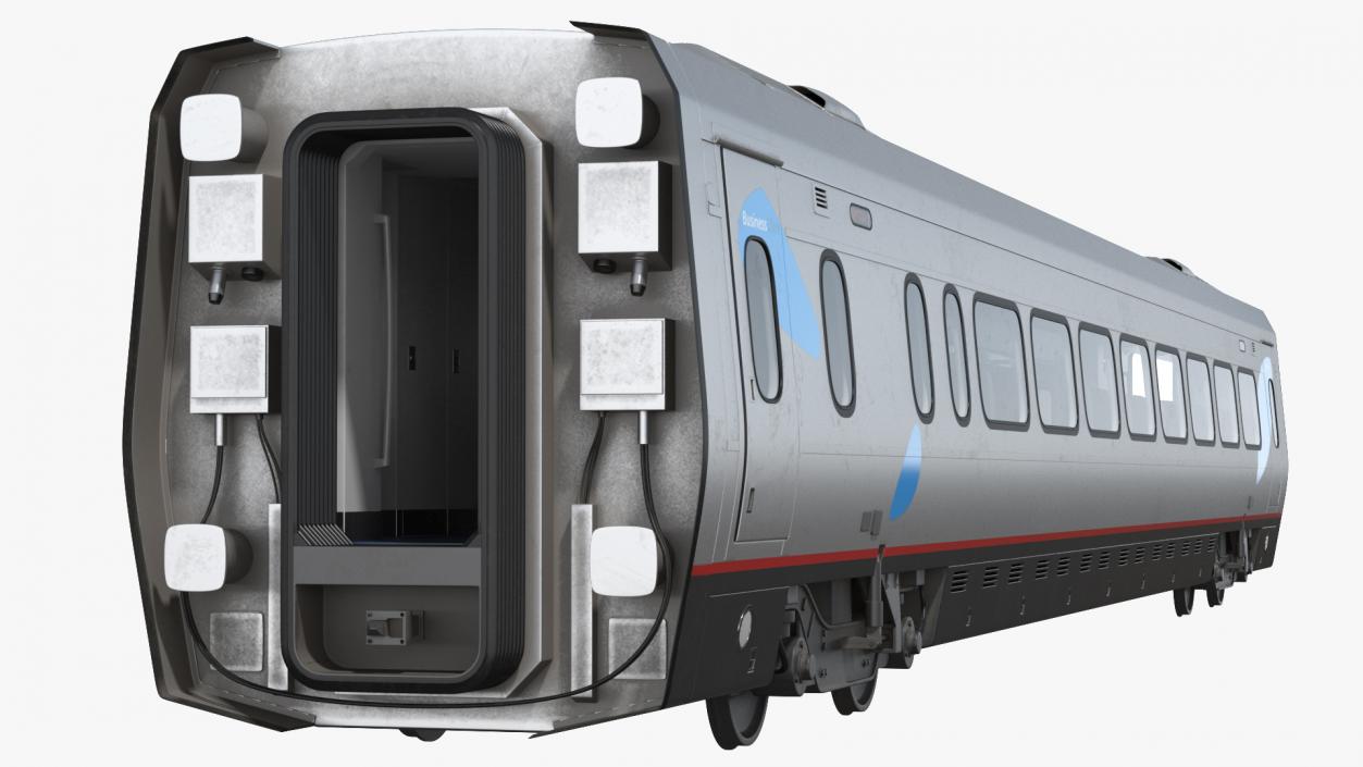 Acela Express Business Class Coach 3D model