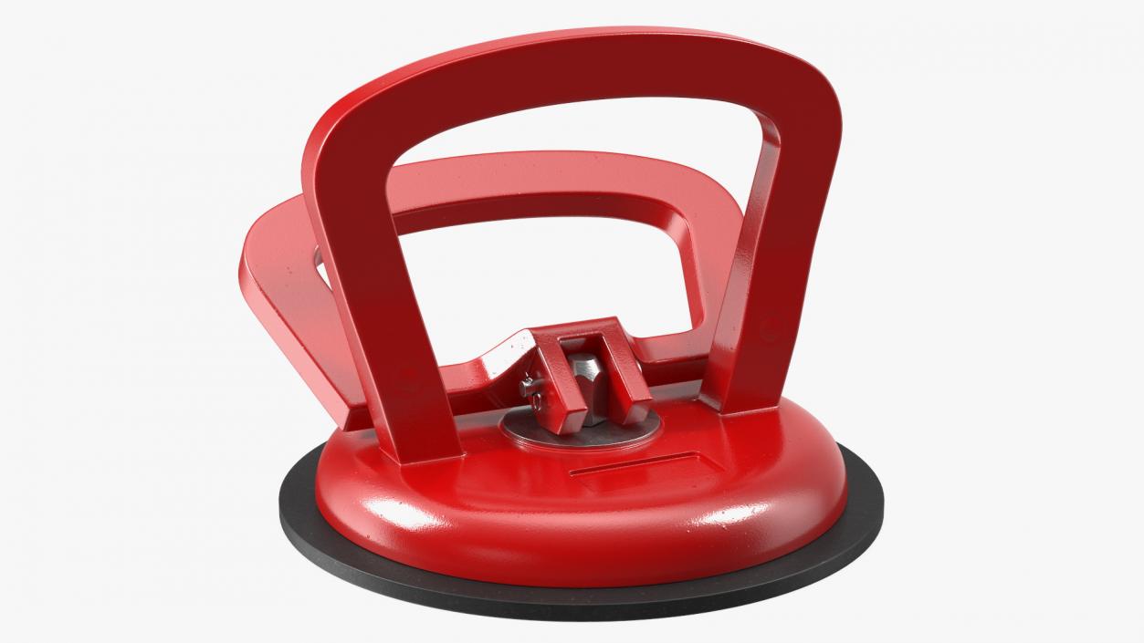 3D Mechanical Suction Cup Red