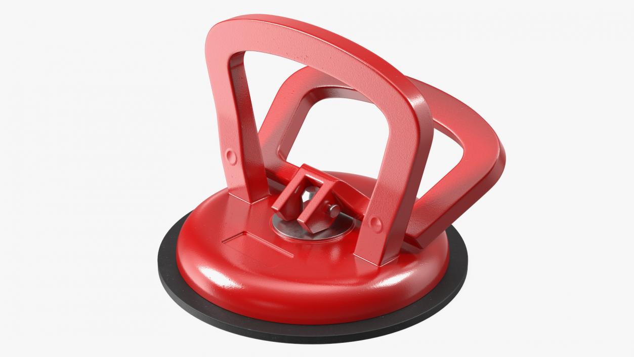 3D Mechanical Suction Cup Red