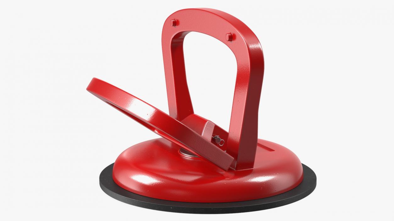 3D Mechanical Suction Cup Red