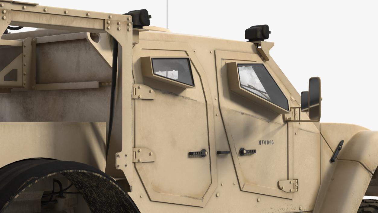 Oshkosh M-ATV with X-MADIS Anti Drone System 3D model