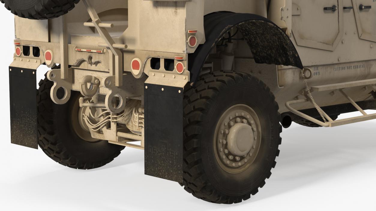 Oshkosh M-ATV with X-MADIS Anti Drone System 3D model