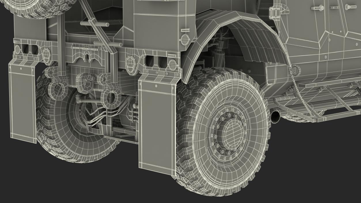 Oshkosh M-ATV with X-MADIS Anti Drone System 3D model