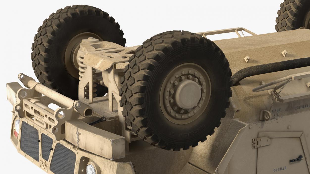 Oshkosh M-ATV with X-MADIS Anti Drone System 3D model