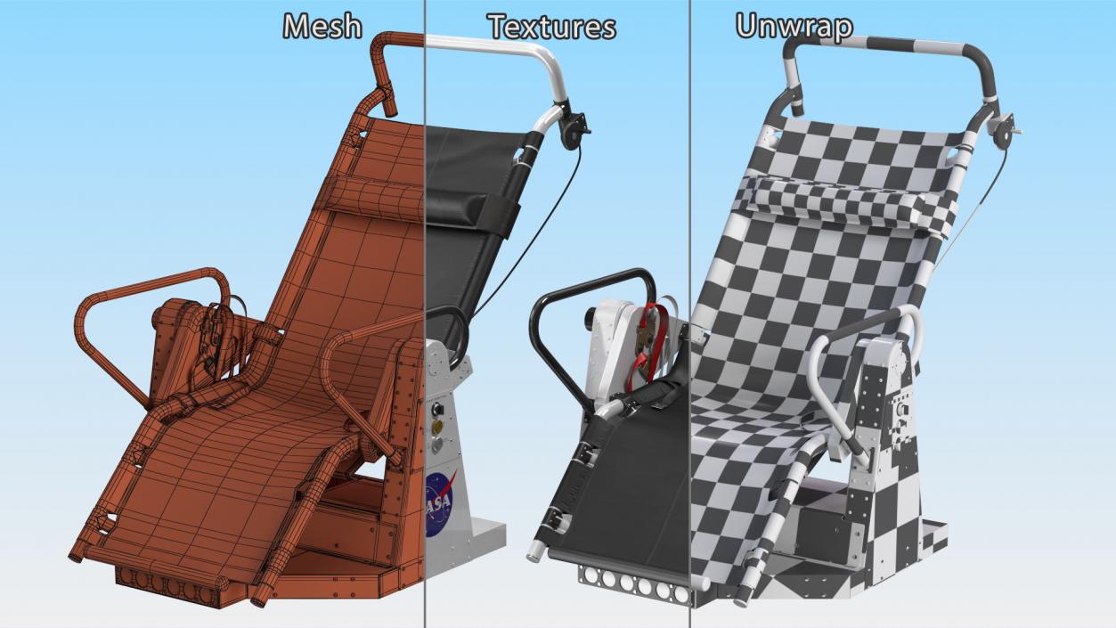 NASA Chair for Simulator 3D model