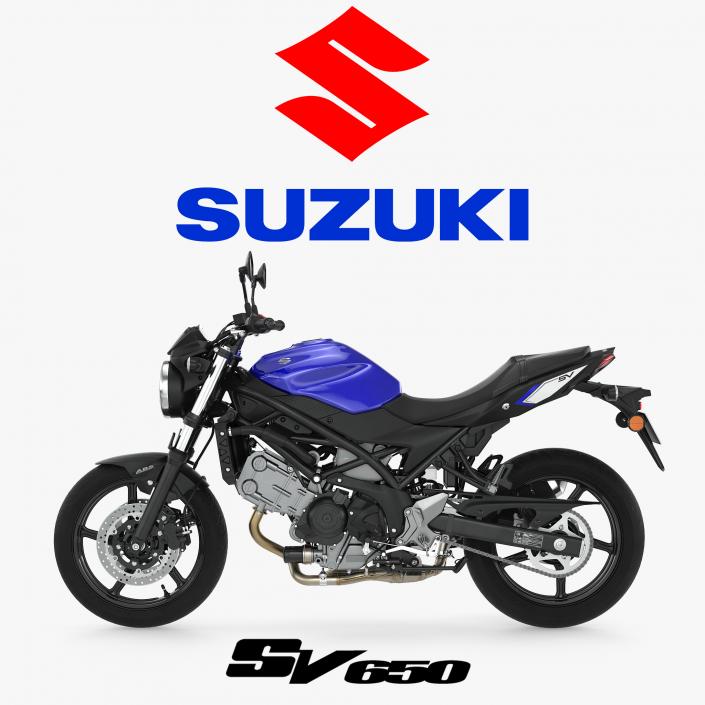 3D model Street Motorcycle Suzuki SV650