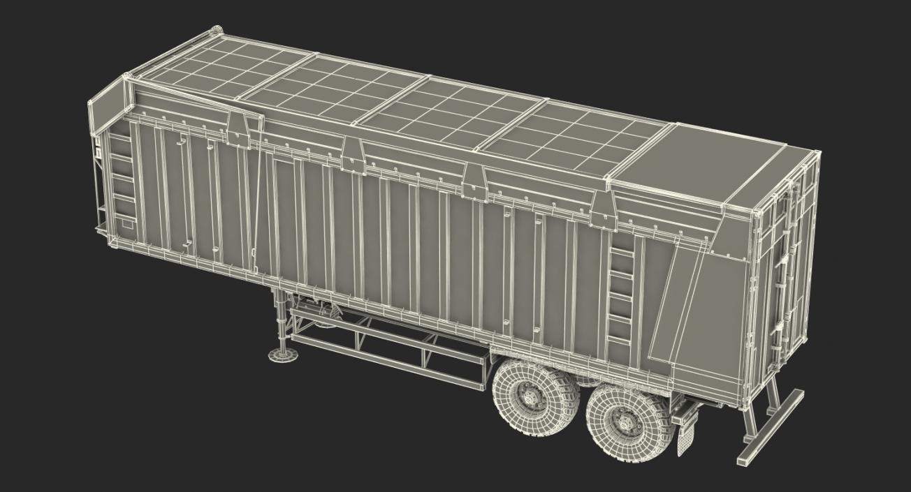 3D Harvester Trailer Dirty model