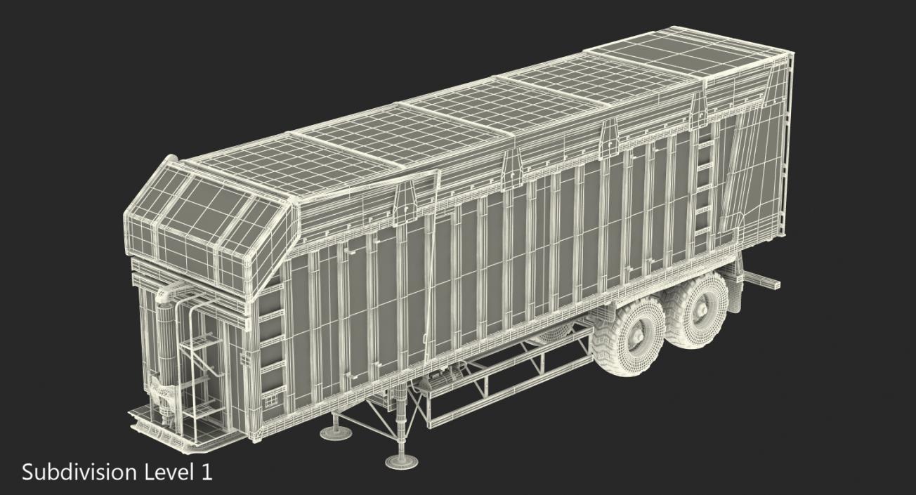 3D Harvester Trailer Dirty model