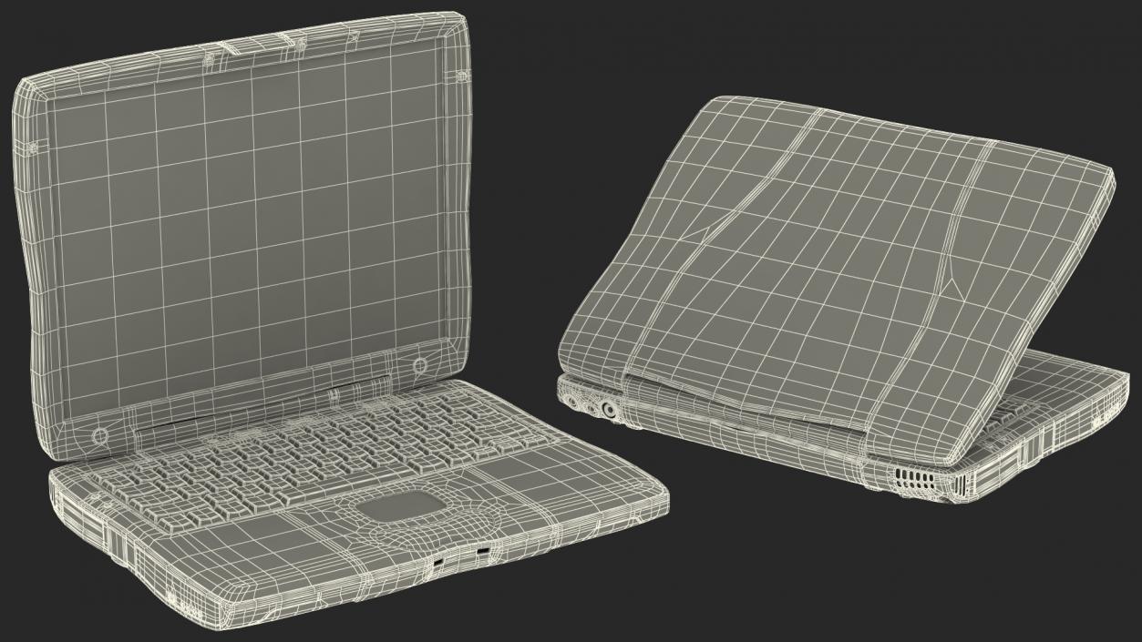 3D Old Laptop Generic model