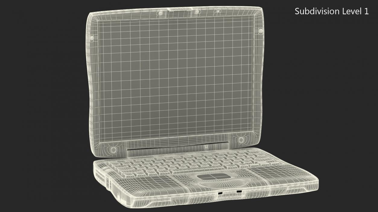 3D Old Laptop Generic model