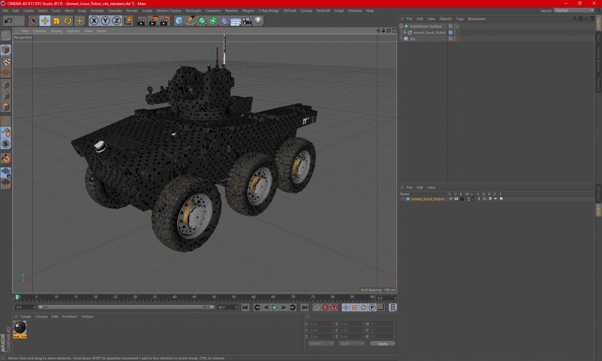 Armed Scout Robot 3D