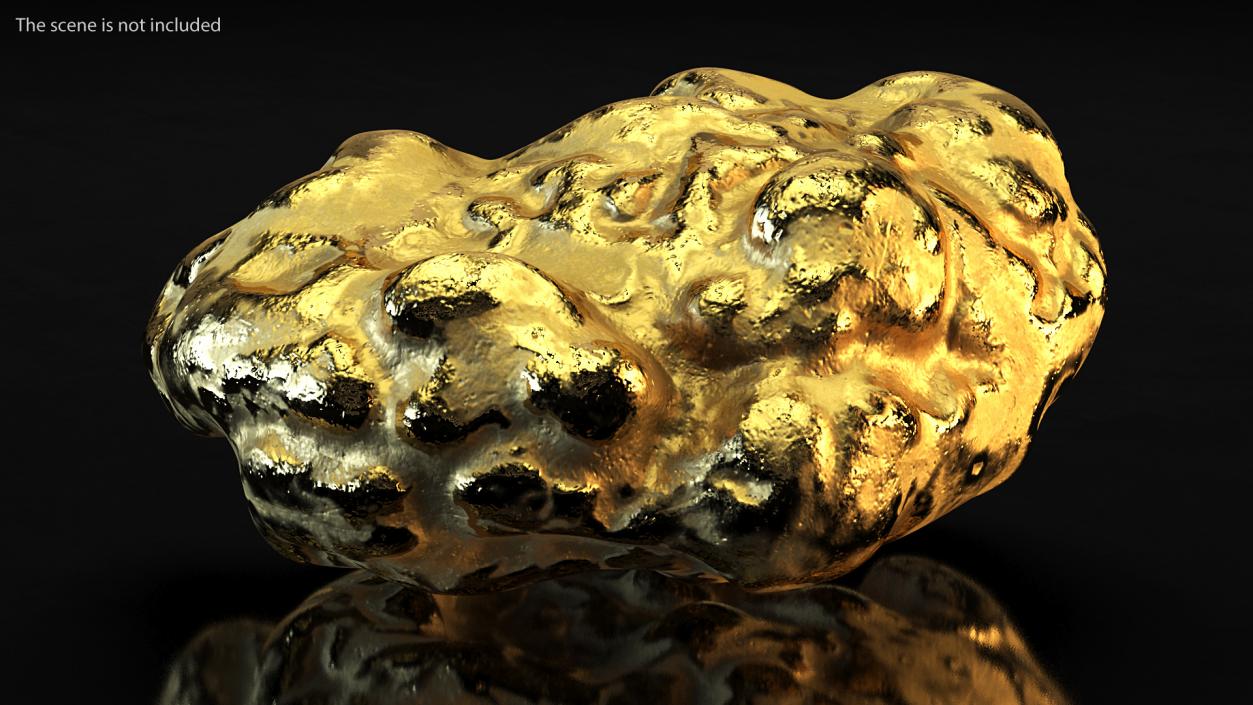 Gold Mineral 3D