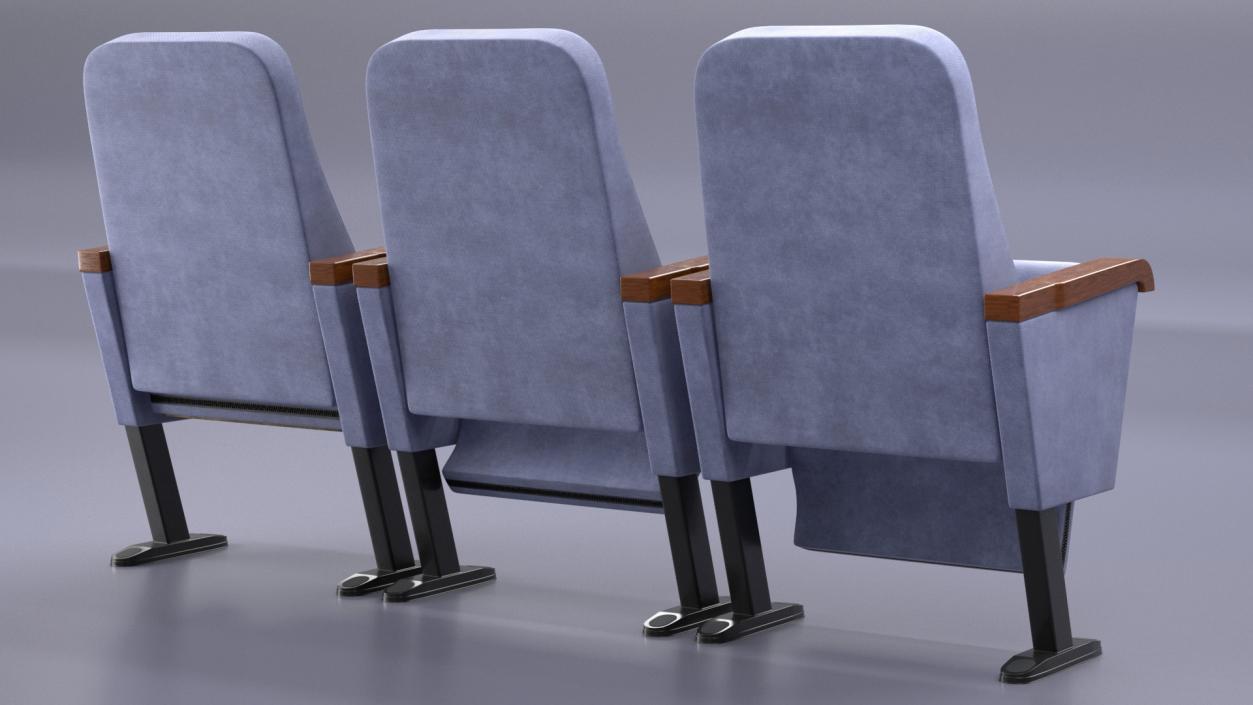 3D Cinema Chair Lilac model