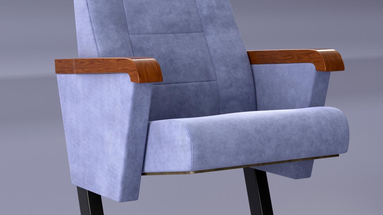 3D Cinema Chair Lilac model