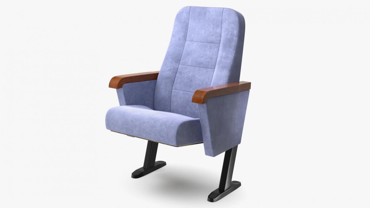 3D Cinema Chair Lilac model