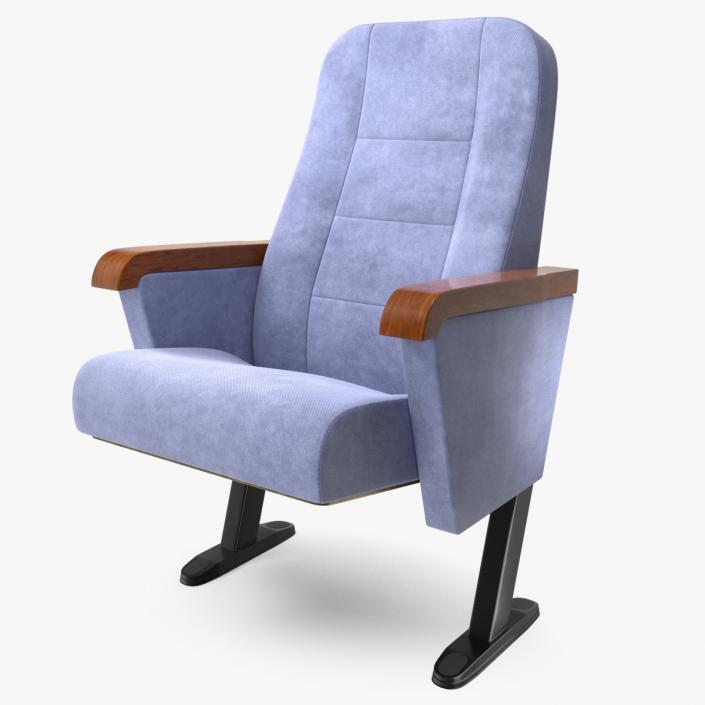 3D Cinema Chair Lilac model