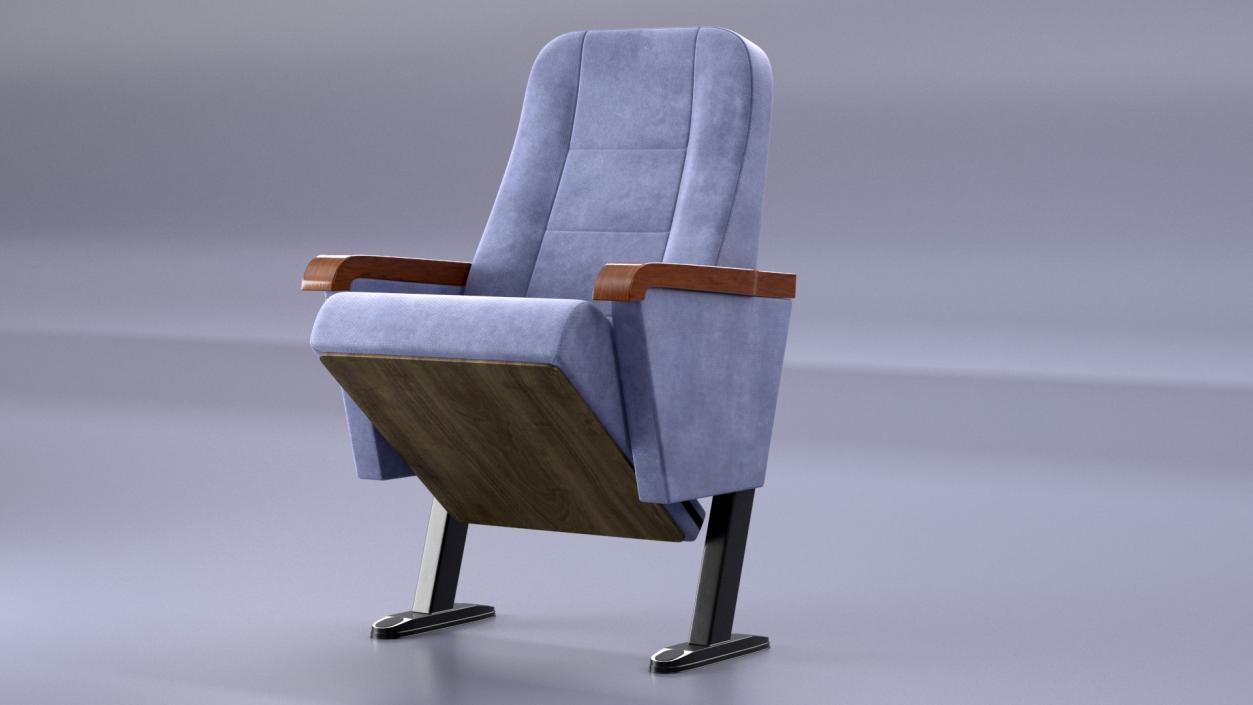 3D Cinema Chair Lilac model