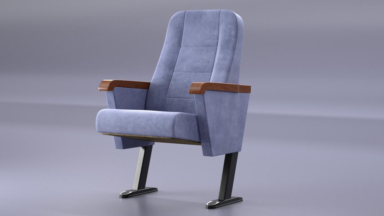 3D Cinema Chair Lilac model