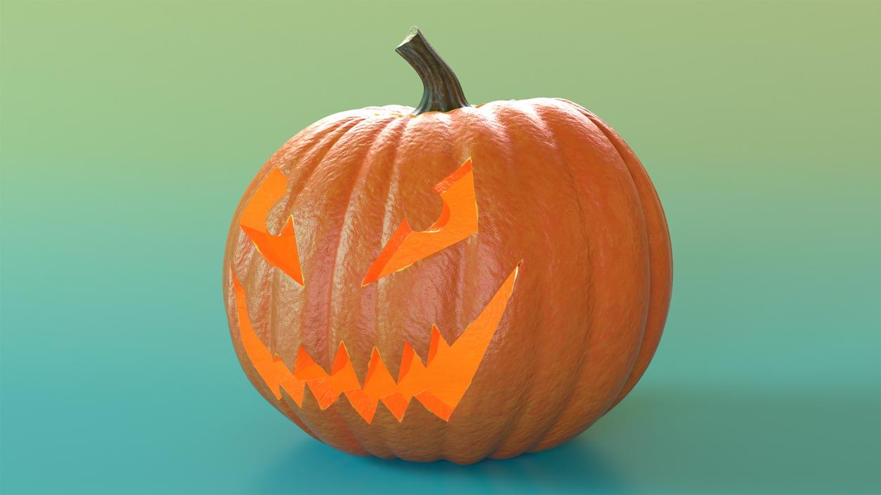 Halloween Pumpkin Smiley 3D model