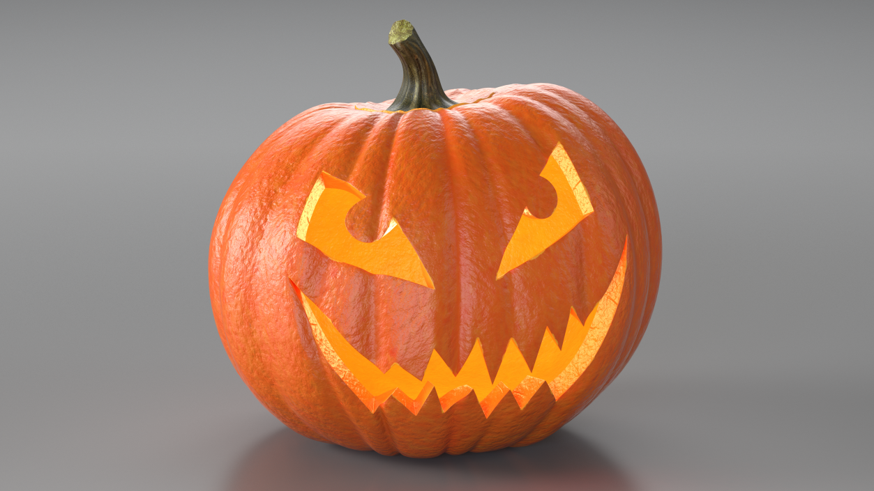 Halloween Pumpkin Smiley 3D model